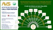 Thông báo số 2 của trường Đại học Nông Lâm – Đại học Thái Nguyên về tổ chức “Hội nghị Khoa học Chăn nuôi - Thú y toàn quốc (lần thứ VI) - AVS2025”
