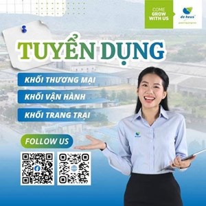 CÔNG TY DE HEUS VIỆT NAM TUYỂN DỤNG:
