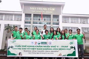 CHUNG TAY CHIẾN DỊCH “VÌ VIỆT NAM KHÔNG CÒN BỆNH DẠI”